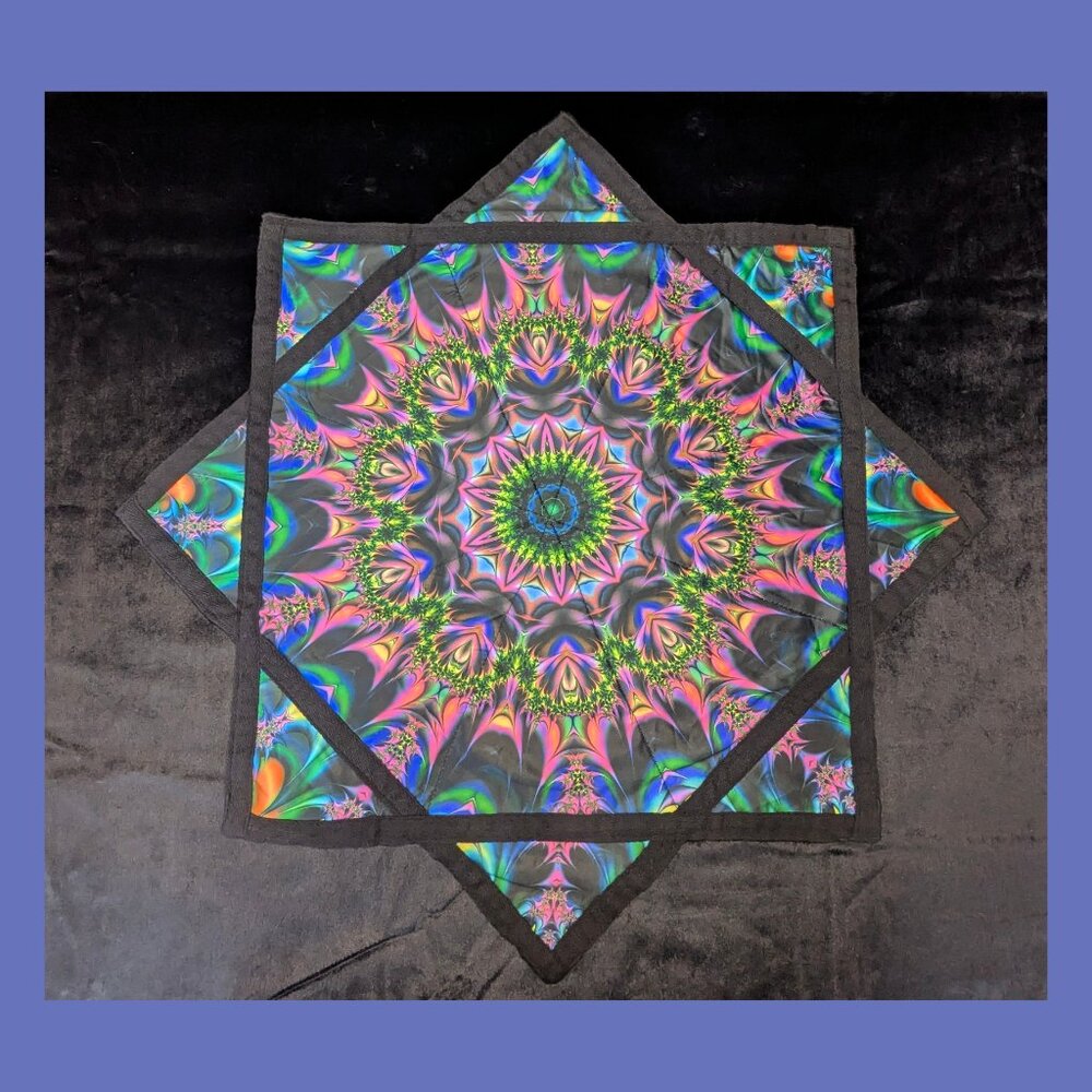BEGINNER 26" Flow Star LIGHTWEIGHT Dapo Spinning Cloth, Festival Rave Toy Vortex